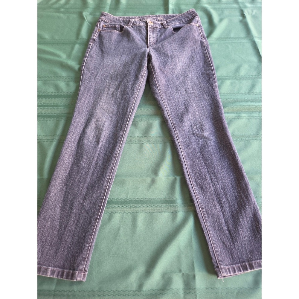 Christopher & Banks Modern Fit Straight Leg Jeans Dark Wash Blue Denim Size 10